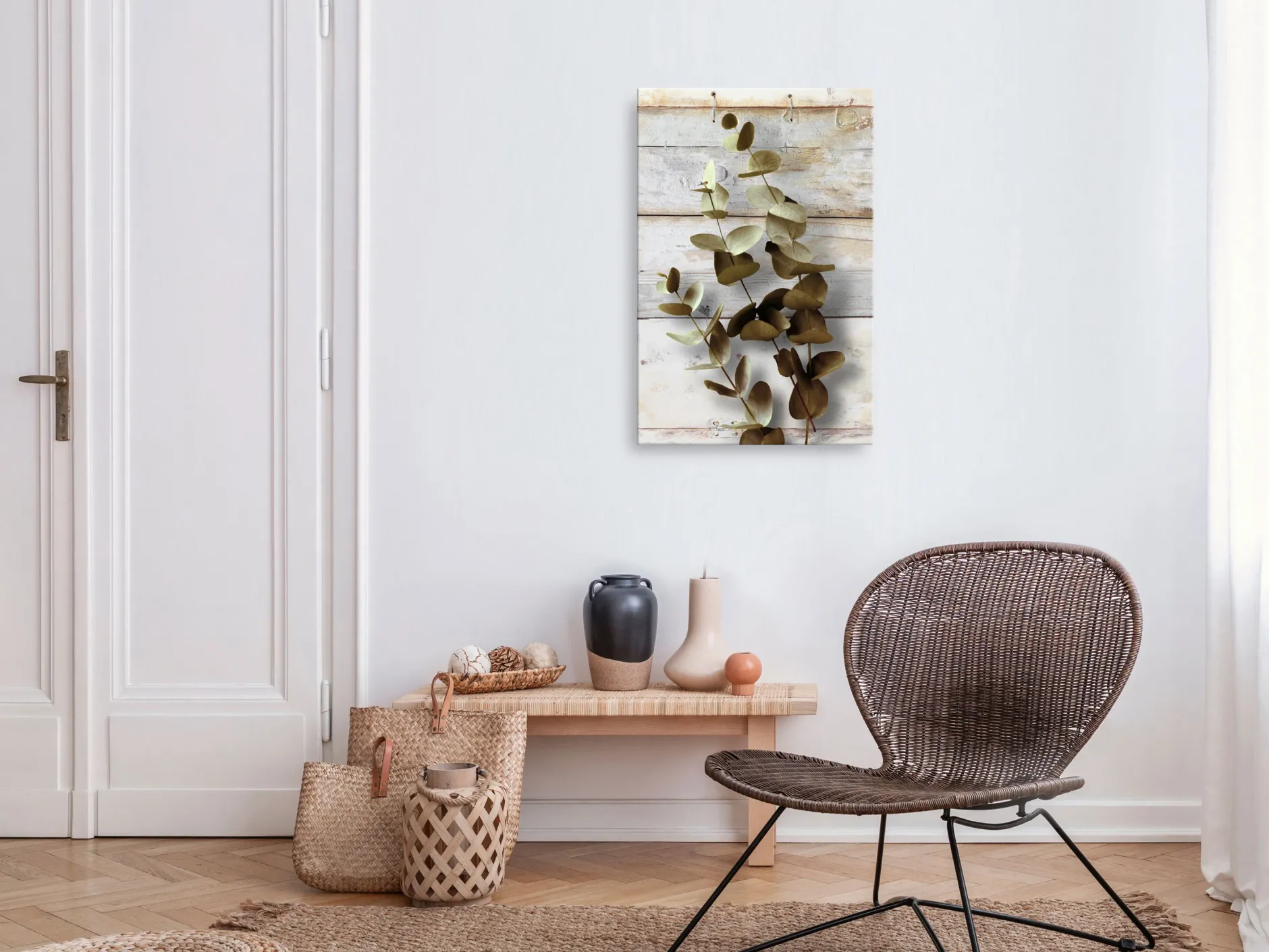 Kunstdruck auf Leinwand 'January Dawn Vertical'