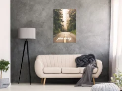 Kunstdruck auf Leinwand 'Journey Into The Unknown Vertical'