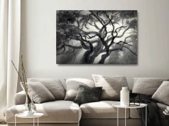 Kunstdruck auf Leinwand 'Lighted Branches Wide'