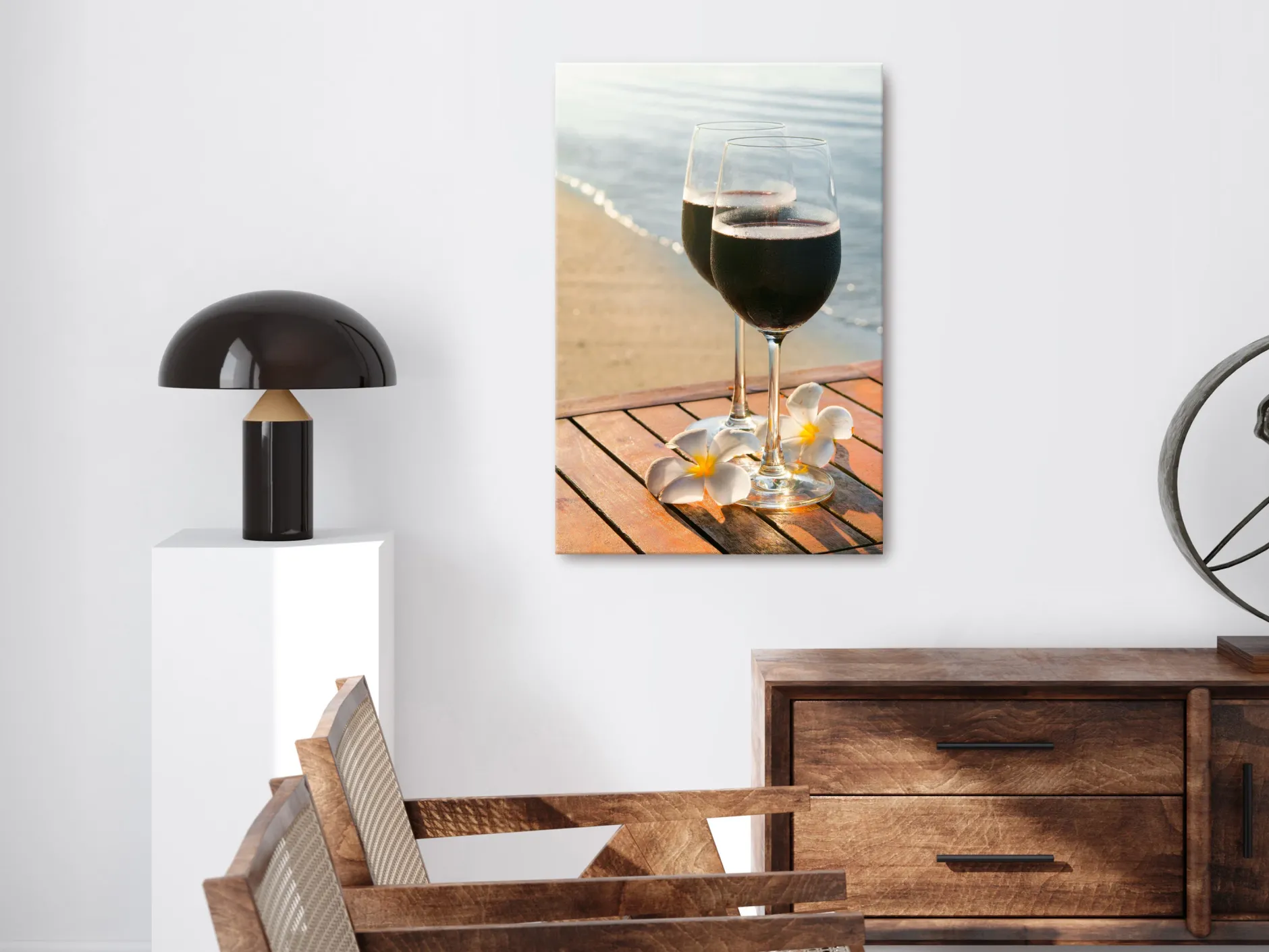 Kunstdruck auf Leinwand 'Love Refreshment Vertical'