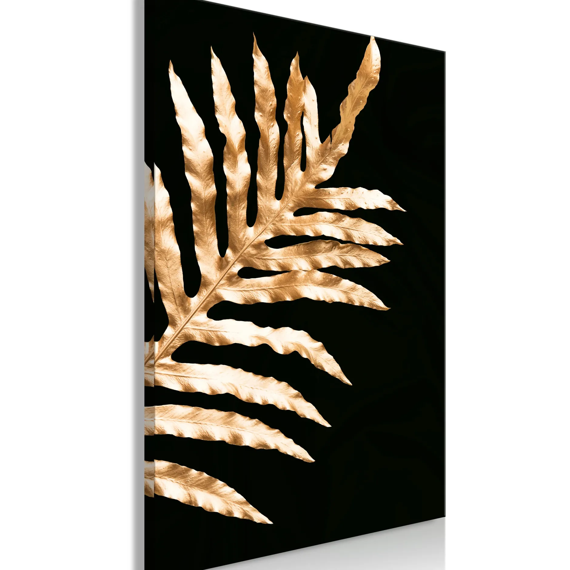 Kunstdruck auf Leinwand 'Magic Fern Vertical'