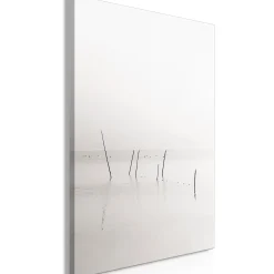 Kunstdruck auf Leinwand 'Misty Trail Vertical'