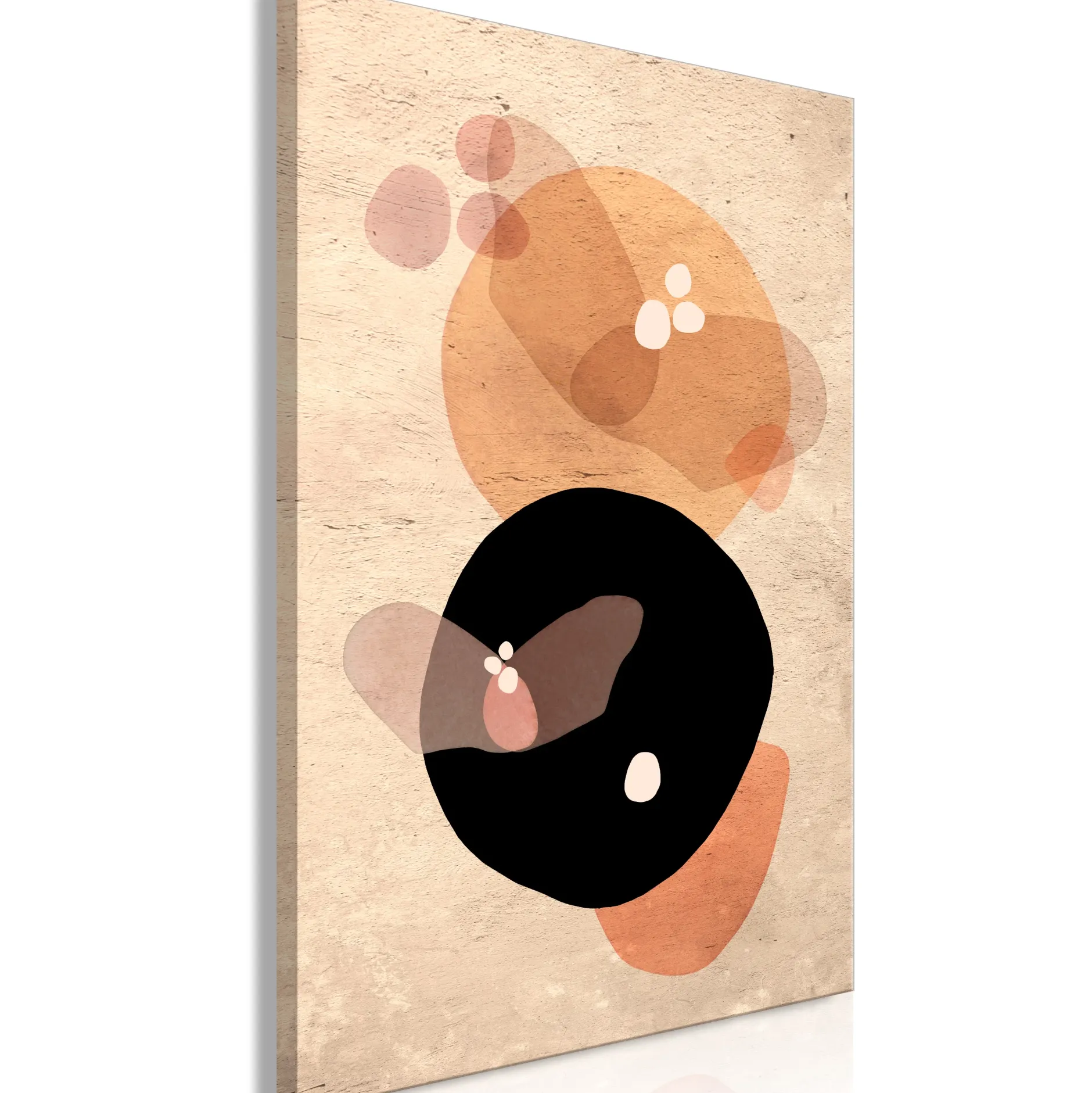 Kunstdruck auf Leinwand 'Moon Butterfly Vertical'