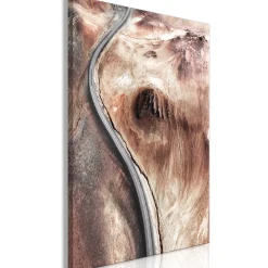 Kunstdruck auf Leinwand 'Mountain Serpentine Vertical'