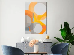 Kunstdruck auf Leinwand 'Multicolour Vertical'