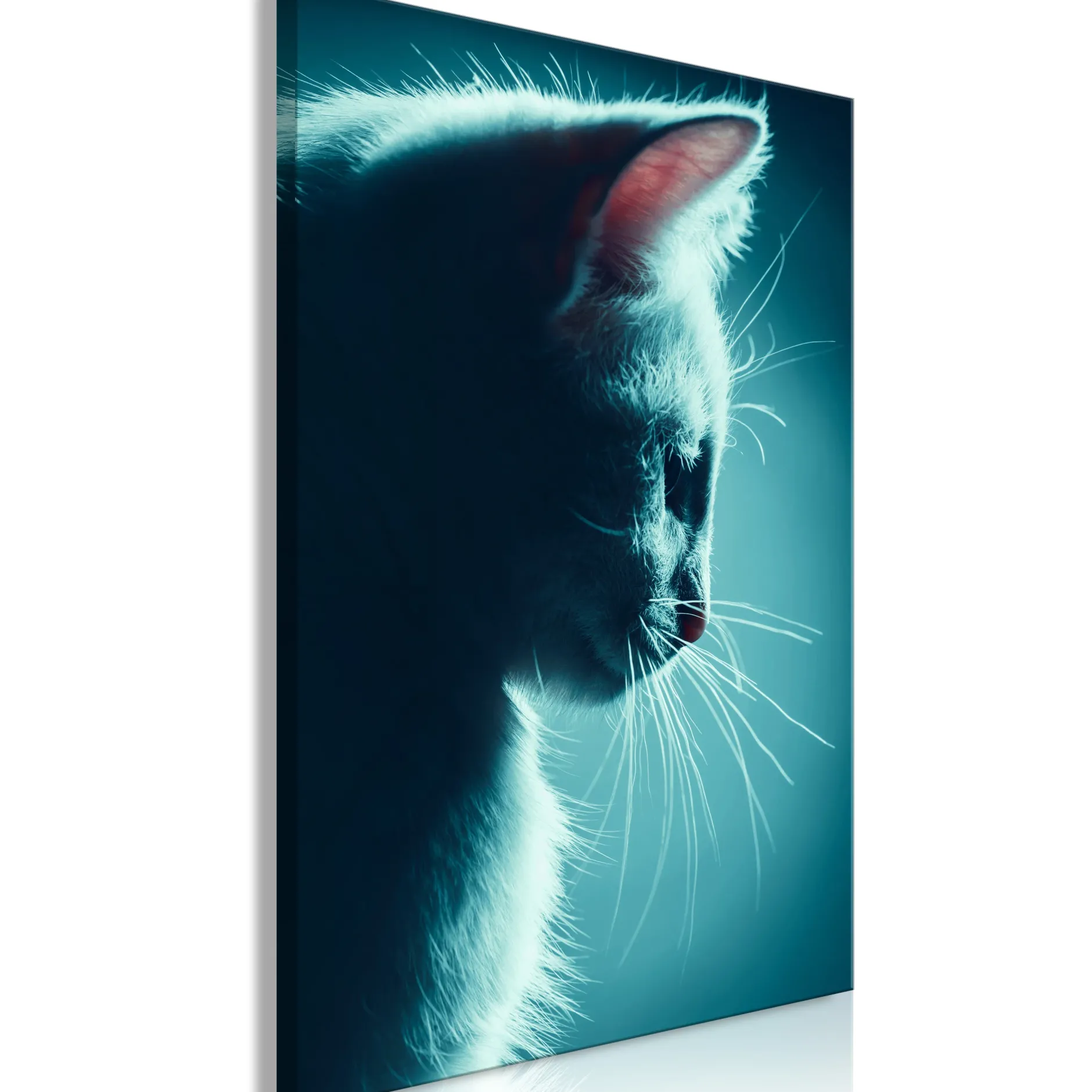 Kunstdruck auf Leinwand 'Night Tramp Vertical'