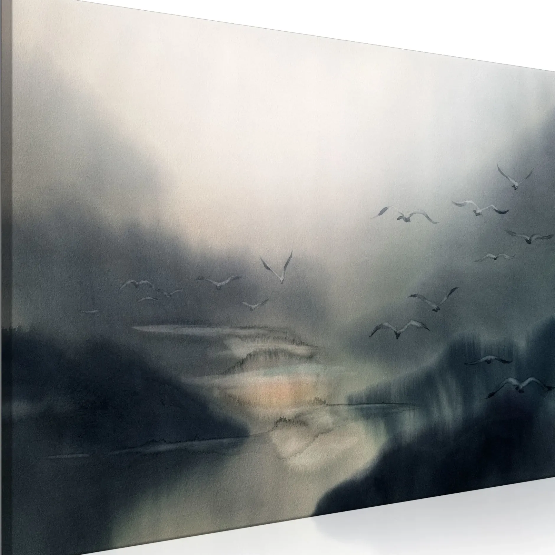 Kunstdruck auf Leinwand 'Nostalgic Space Wide'