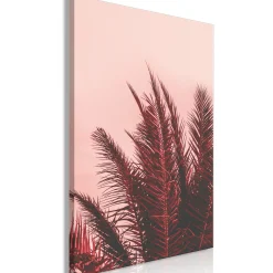 Kunstdruck auf Leinwand 'Palm Trees at Sunset Vertical'