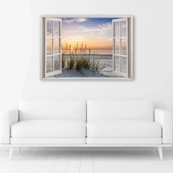 Kunstdruck auf Leinwand 'Pane Glow'
