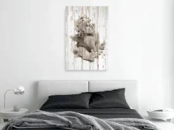 Kunstdruck auf Leinwand 'Pensive Cupid Vertical'