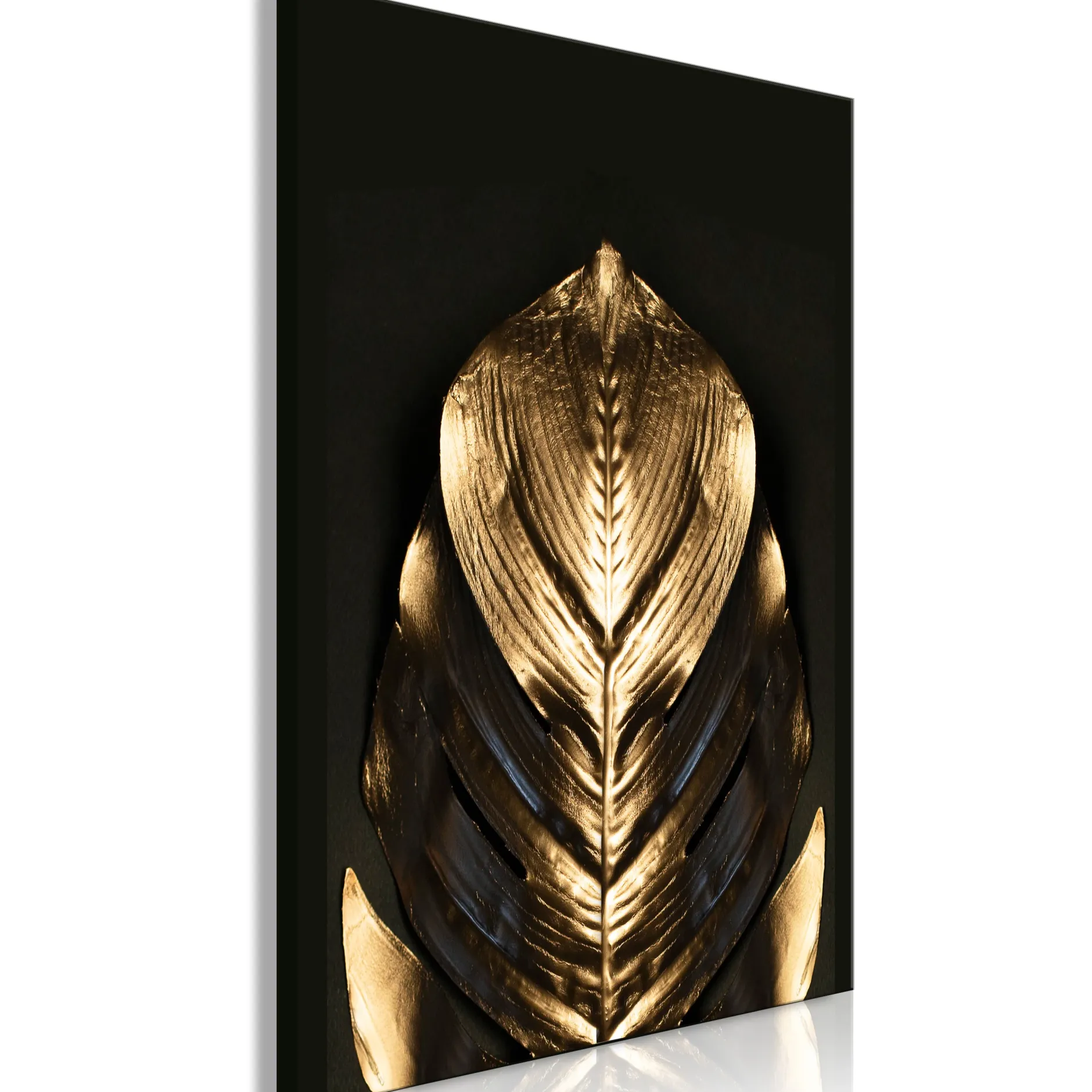 Kunstdruck auf Leinwand 'Pharaoh's Gold Vertical'