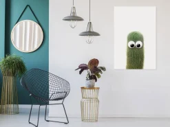 Kunstdruck auf Leinwand 'Prickly Friend Vertical'