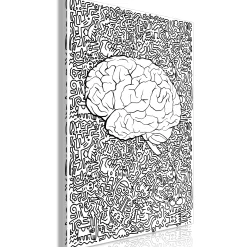 Kunstdruck auf Leinwand 'Pure Mind Vertical'