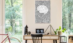 Kunstdruck auf Leinwand 'Pure Mind Vertical'