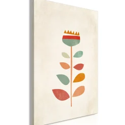 Kunstdruck auf Leinwand 'Queen of Flowers Vertical'