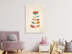 Kunstdruck auf Leinwand 'Queen of Flowers Vertical'