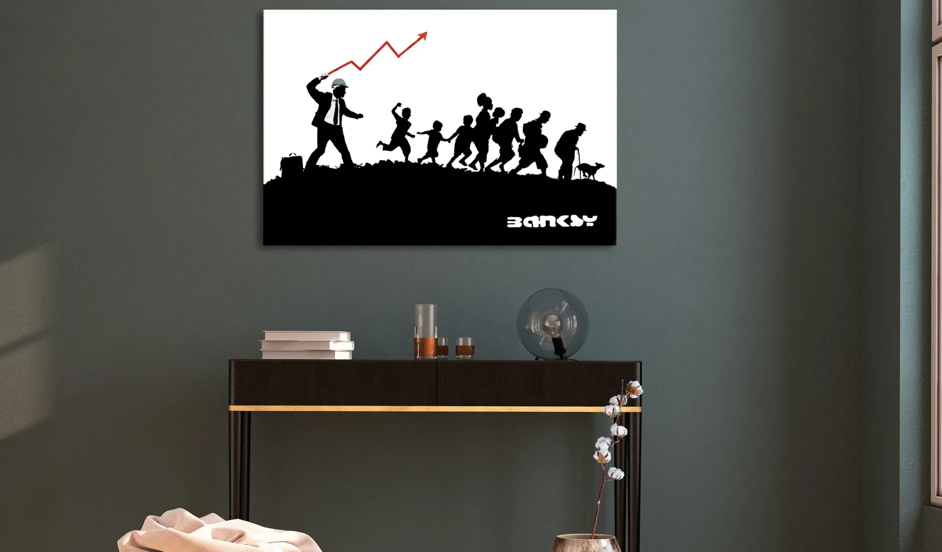 Kunstdruck auf Leinwand 'Race Wide'
