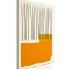 Kunstdruck auf Leinwand 'Rain on the Beach Vertical'