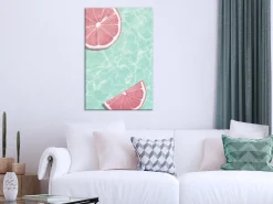 Kunstdruck auf Leinwand 'Refreshing Deep Vertical'