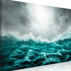 Kunstdruck auf Leinwand 'Restless Ocean Wide'