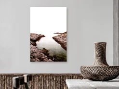 Kunstdruck auf Leinwand 'Rocky Harbor Vertical'