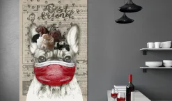 Kunstdruck auf Leinwand 'Rufio Vertical'