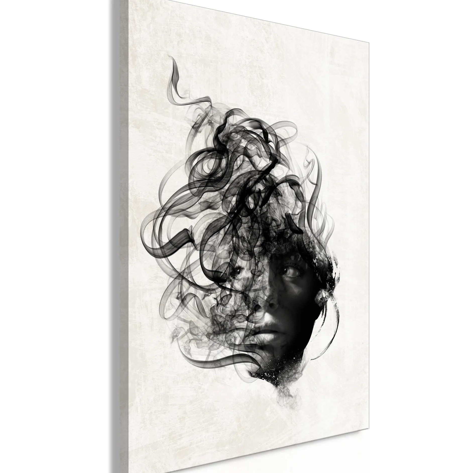 Kunstdruck auf Leinwand 'Scattered Thoughts Vertical'