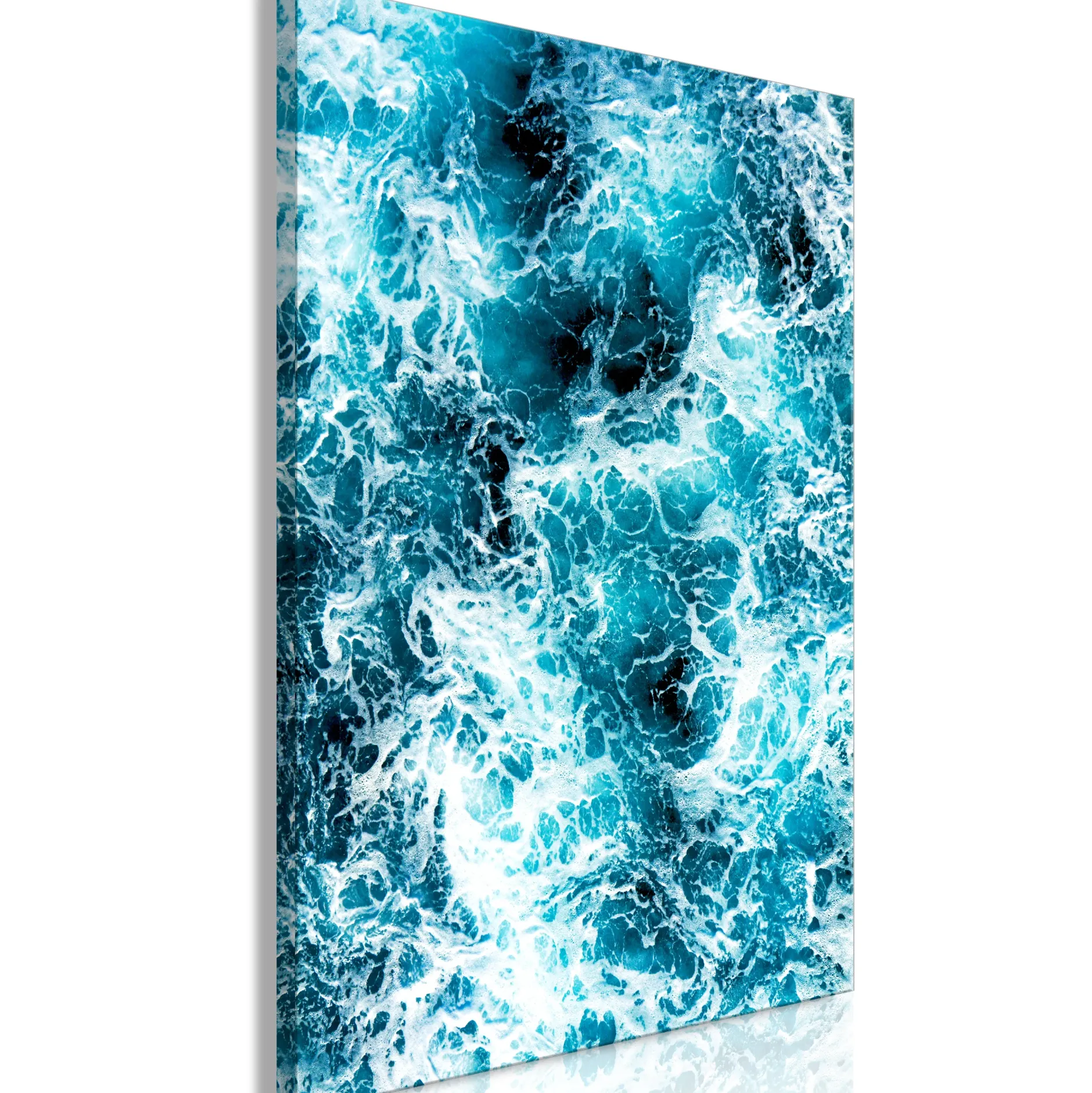Kunstdruck auf Leinwand 'Sea Currents Vertical'