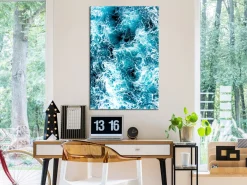 Kunstdruck auf Leinwand 'Sea Currents Vertical'