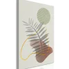 Kunstdruck auf Leinwand 'Shadow of Palm Tree Vertical'