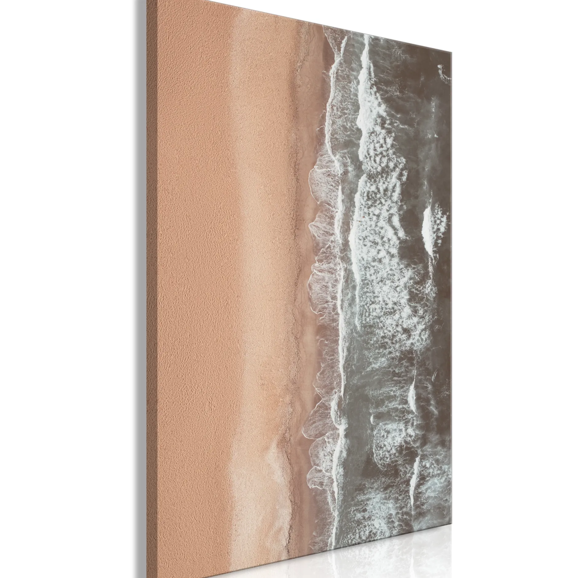 Kunstdruck auf Leinwand 'Shore Line Vertical'