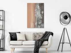 Kunstdruck auf Leinwand 'Shore Line Vertical'