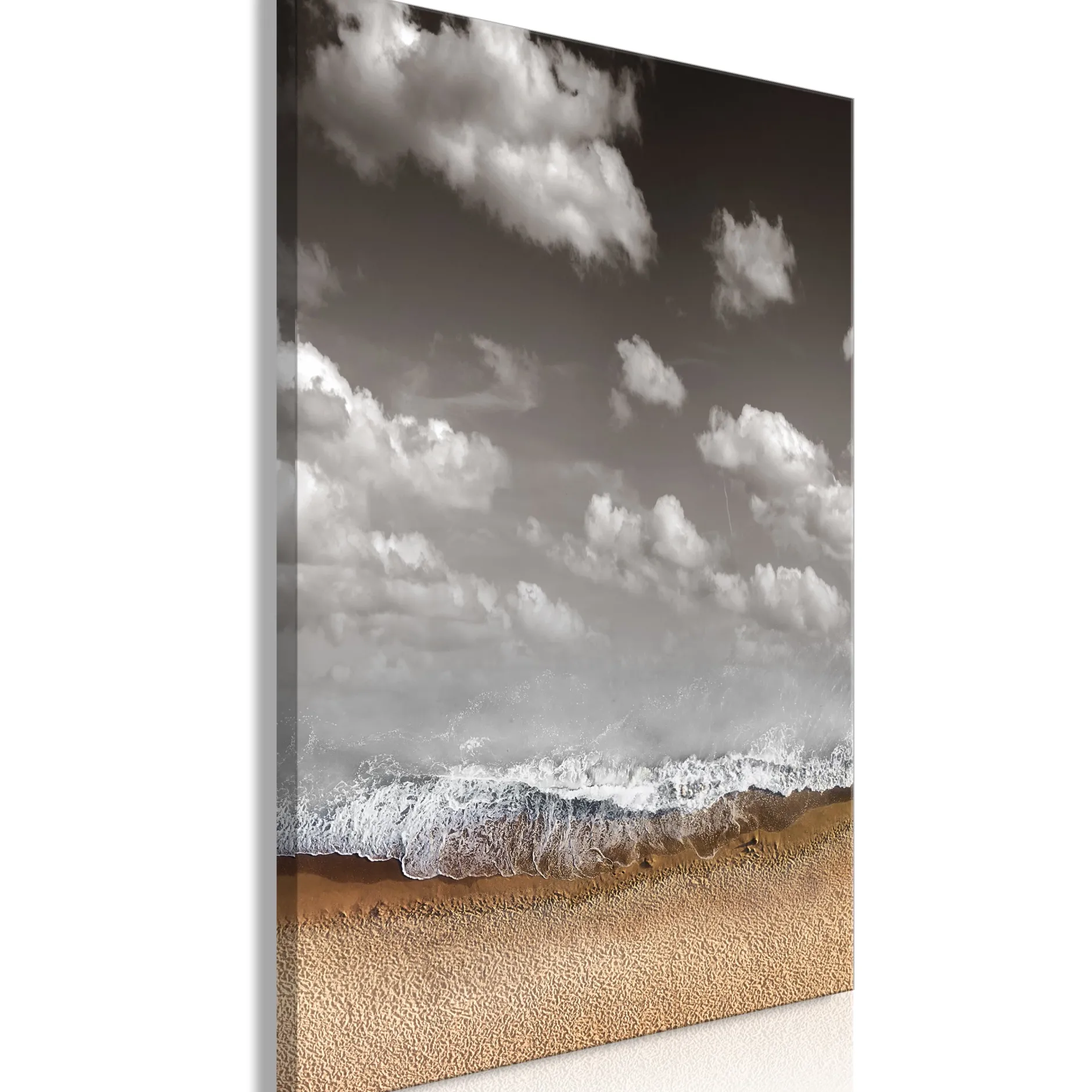 Kunstdruck auf Leinwand 'Sky Wave Vertical'