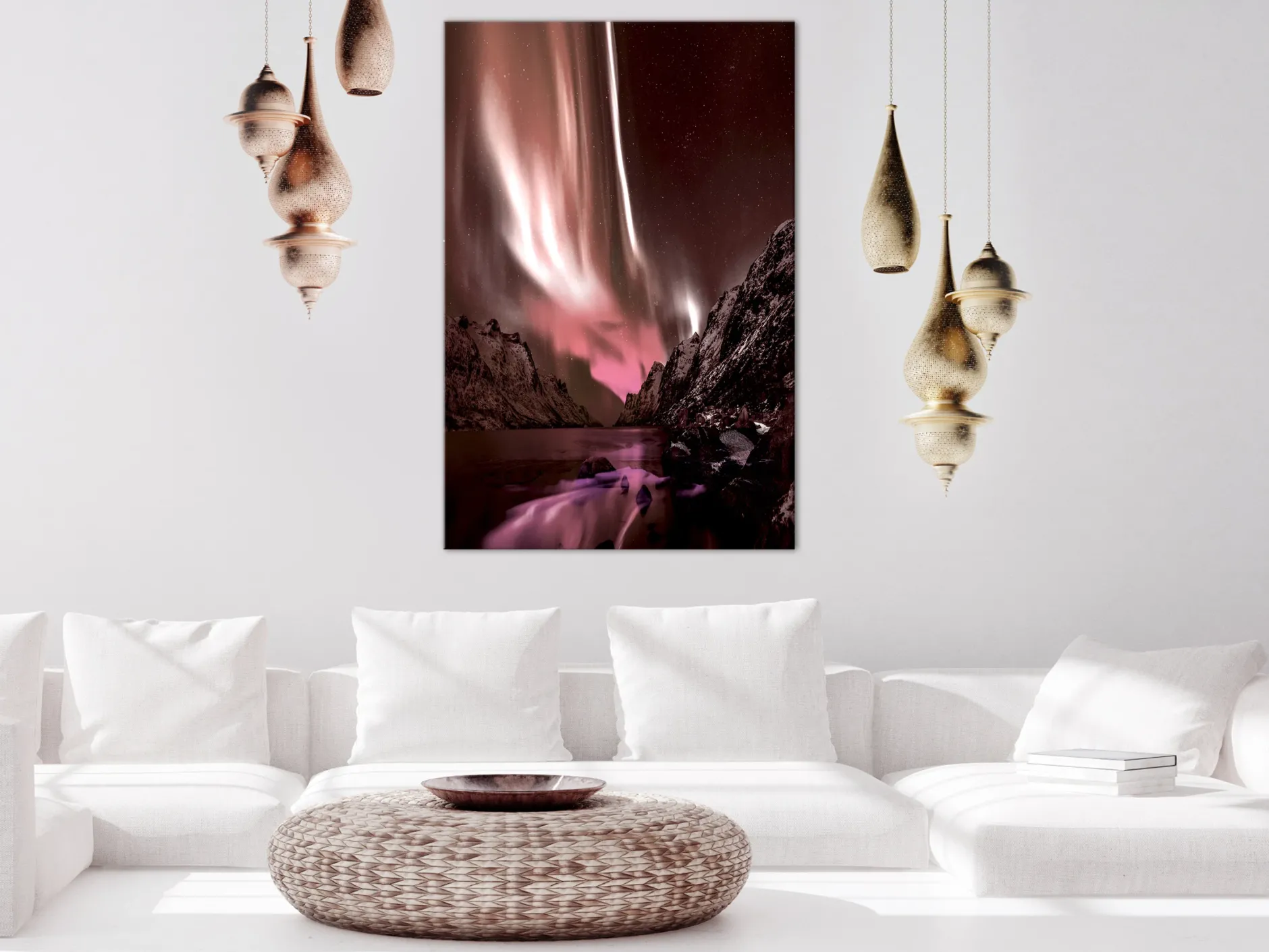 Kunstdruck auf Leinwand 'Sleepy Land Vertical'