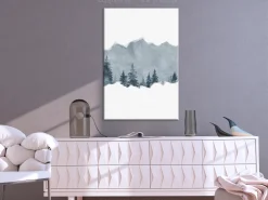 Kunstdruck auf Leinwand 'Slice of Siberia Vertical'