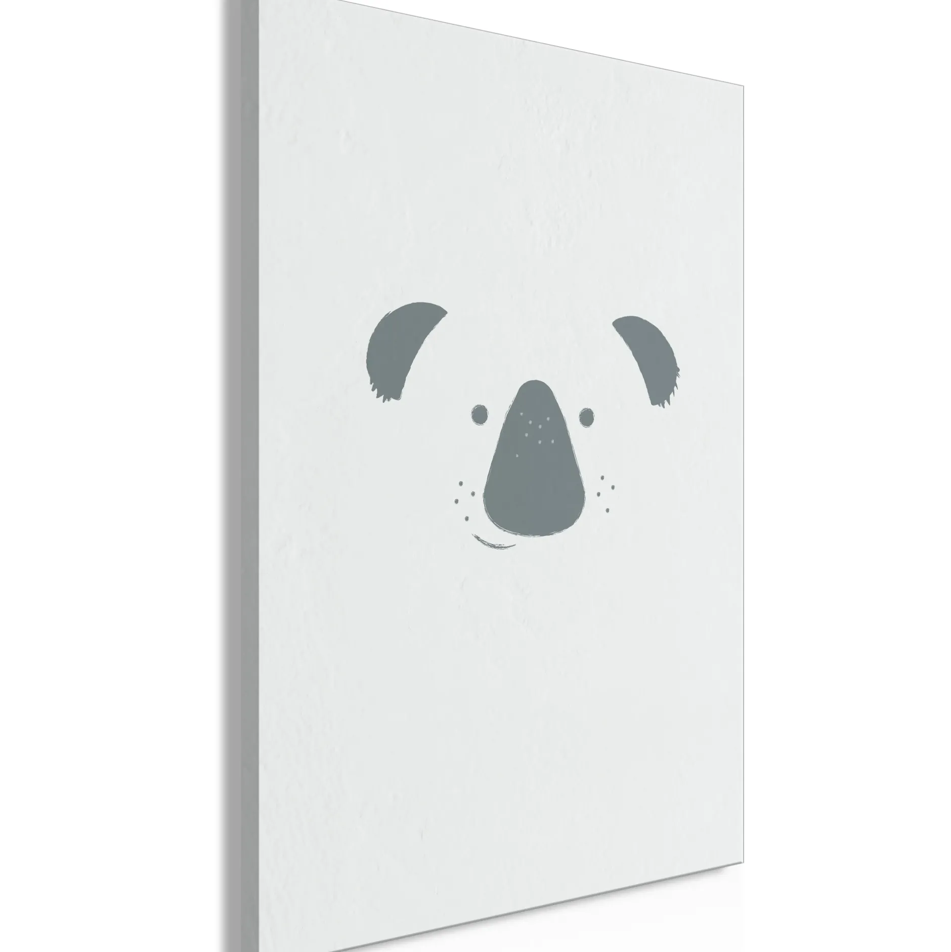 Kunstdruck auf Leinwand 'Smiling Koala Vertical'