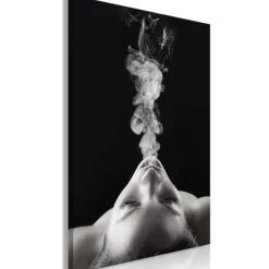 Kunstdruck auf Leinwand 'Smoke Cloud Vertical'