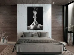 Kunstdruck auf Leinwand 'Smoke Cloud Vertical'