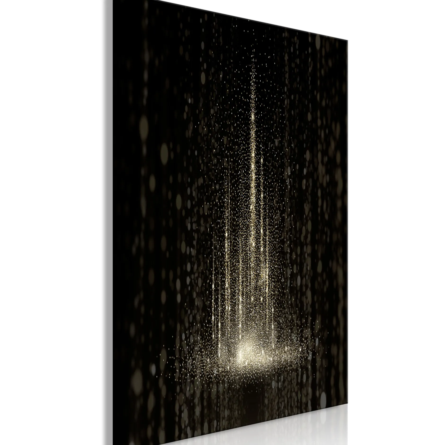 Kunstdruck auf Leinwand 'Snowstorm Vertical'