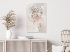 Kunstdruck auf Leinwand 'Sophie's Flowers Vertical'