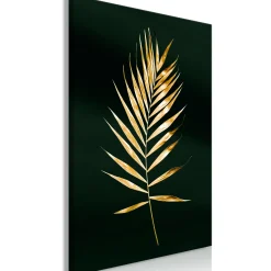 Kunstdruck auf Leinwand 'Sophisticated Leaf Vertical'