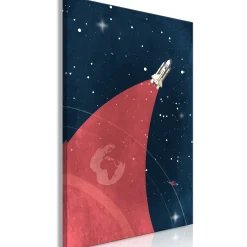 Kunstdruck auf Leinwand 'Space Trip Vertical'