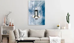 Kunstdruck auf Leinwand 'Space Shuttle Vertical'