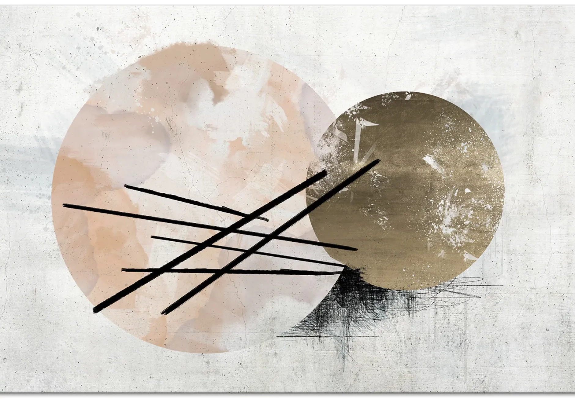 Kunstdruck auf Leinwand 'Spherical Composition Wide'