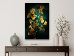 Kunstdruck auf Leinwand 'Spreading Glow Vertical'
