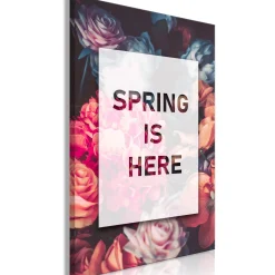 Kunstdruck auf Leinwand 'Spring Is Here Vertical'
