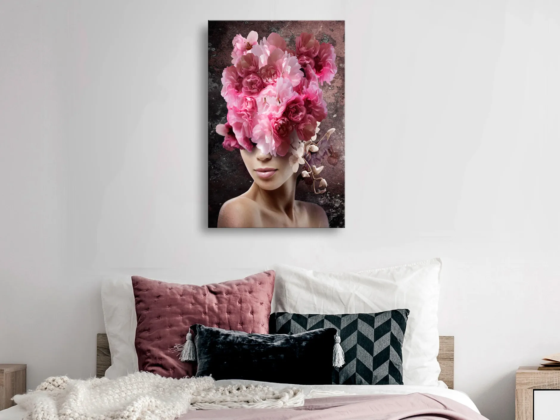 Kunstdruck auf Leinwand 'Spring Awakening Vertical'