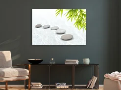Kunstdruck auf Leinwand 'Stone Peace Wide'