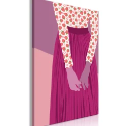 Kunstdruck auf Leinwand 'Strawberry Lady Vertical'