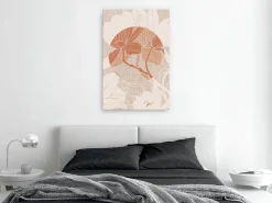 Kunstdruck auf Leinwand 'Stylish Magnolia Vertical'